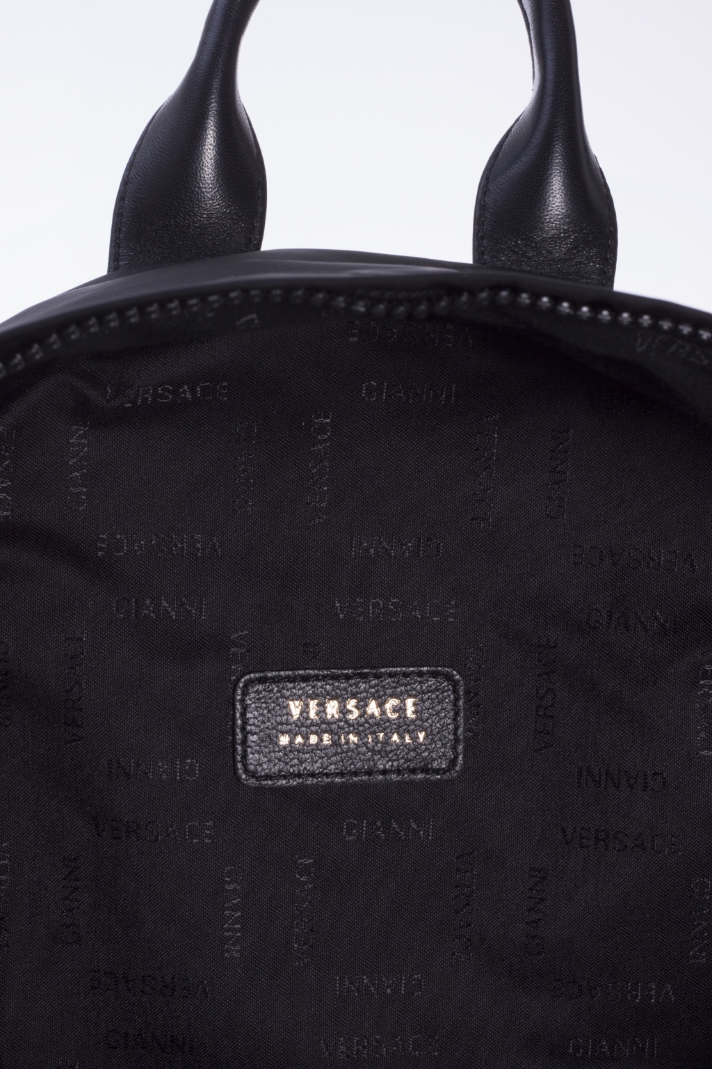 Versace on sale backpack medusa